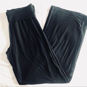 Gap black wide leg yoga/lounge pants